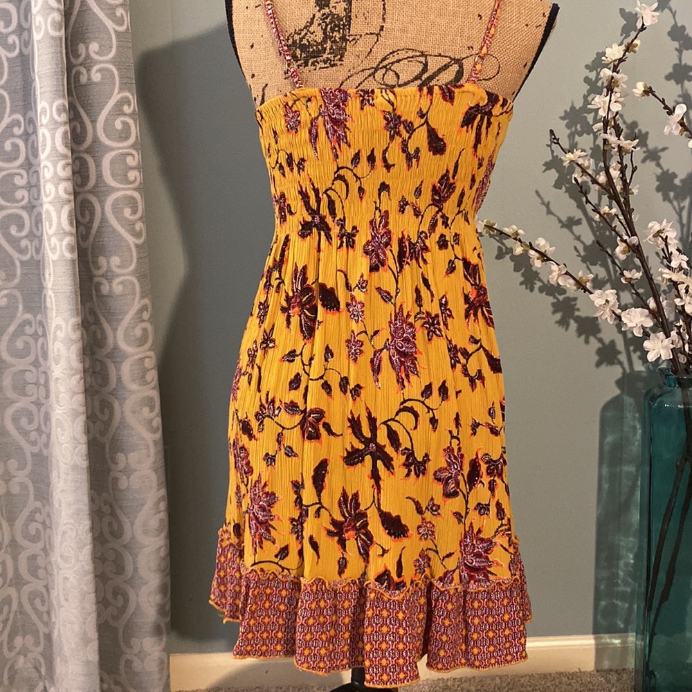 RAGA Floral Boho Smocked Mini Sundress - Picture 7 of 13